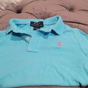 Boys Turquoise Polo